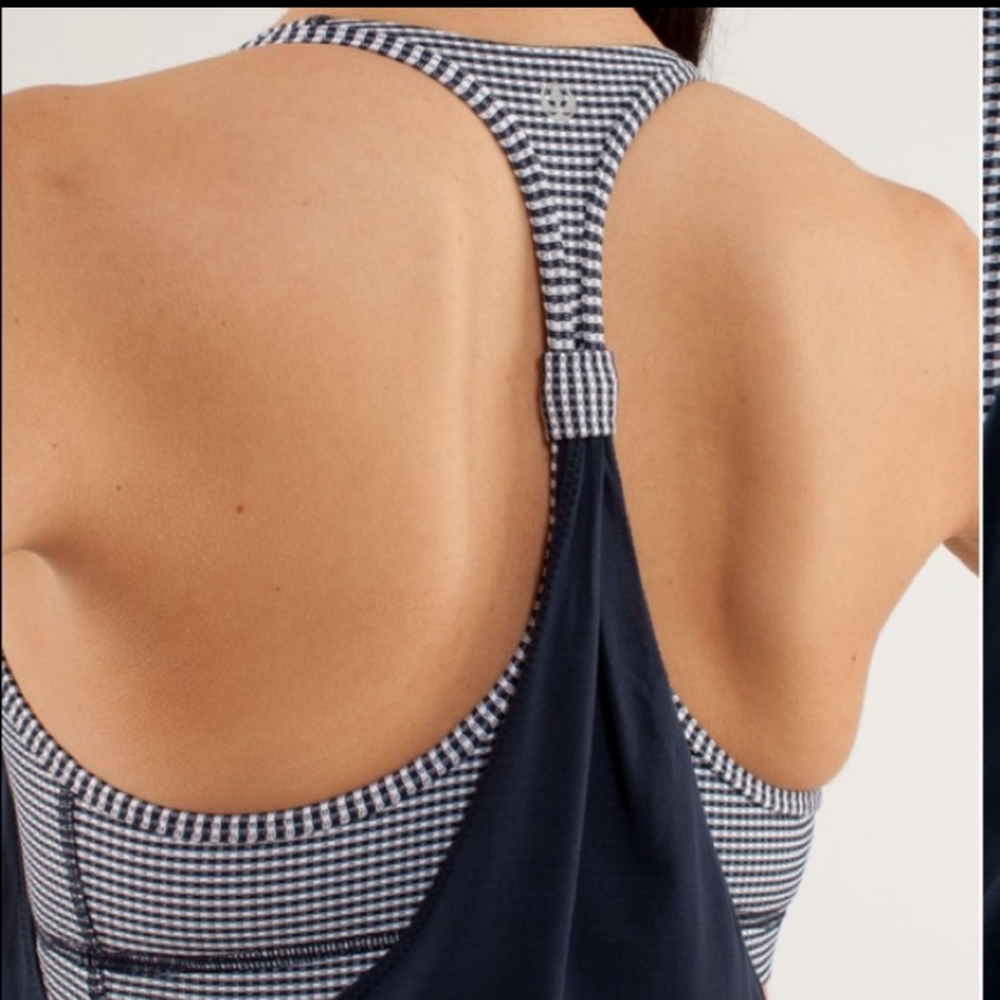 Gingham Lululemon top